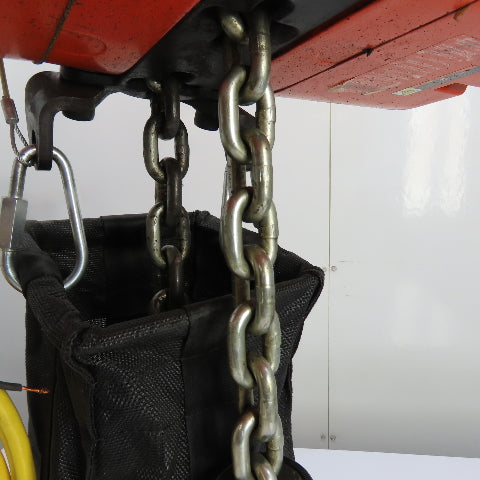 CM Lodestar Model RRS 2Ton 4000LB Electric Chain Hoist 20'Lift 16FPM 230/460 3Ph