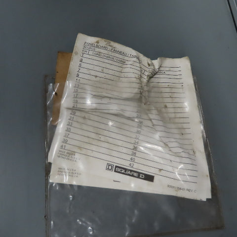 Square D MH68 Load Center Electrical Enclosure Box NEMA 1 W/ Cover