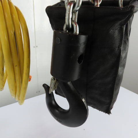CM Lodestar Model RRS 2Ton 4000LB Electric Chain Hoist 20'Lift 16FPM 230/460 3Ph