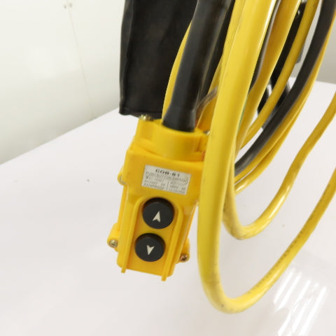 CM Lodestar Model RRS 2Ton 4000LB Electric Chain Hoist 20'Lift 16FPM 230/460 3Ph