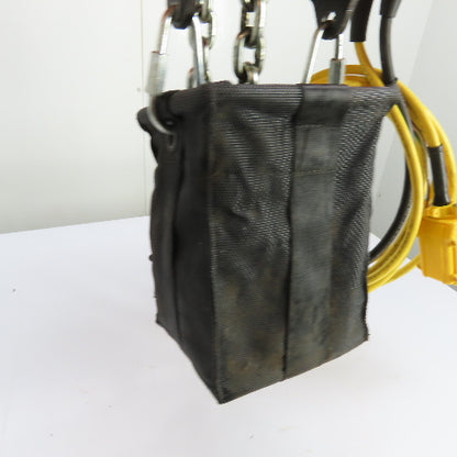 CM Lodestar Model RRS 2Ton 4000LB Electric Chain Hoist 20'Lift 16FPM 230/460 3Ph