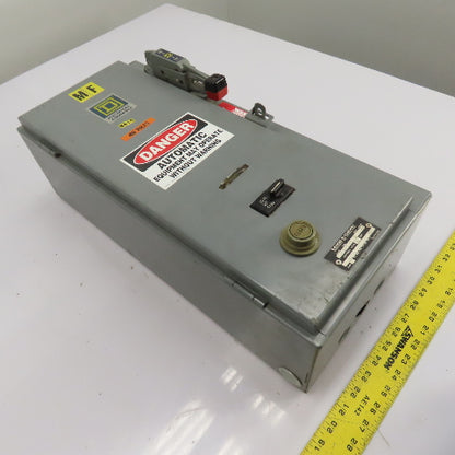 Square D 8538SBG13S 30A Fusible Combination Motor Starter NEMA Size 0 3Ph 480V