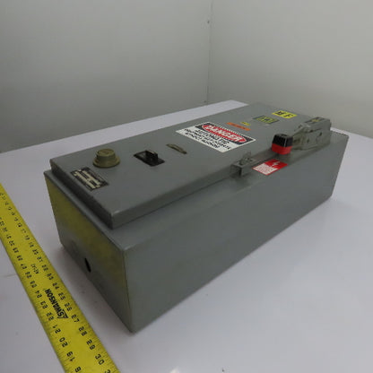 Square D 8538SBG13S 30A Fusible Combination Motor Starter NEMA Size 0 3Ph 480V