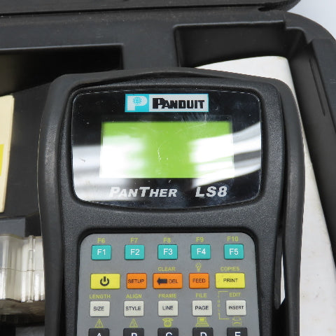 Panduit PanTher LS8 Hand-Held Thermal Transfer Printer W/ Labels