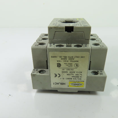 Hubbell HBLDS3RS 30A Motor Disconnect Switch 3Ph 600VAC