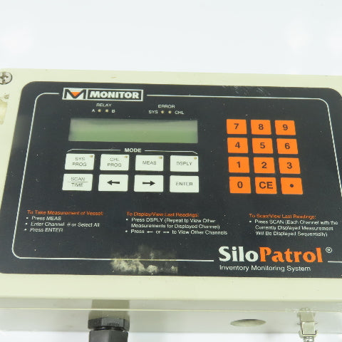 Monitor 6-8511-81 SiloPatrol Model HMI Inventory Monitoring System 115V