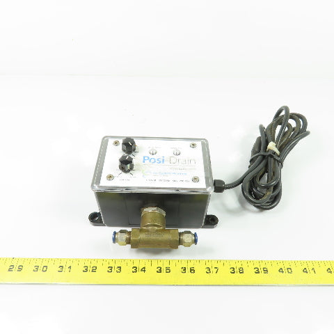 Air System Products Posi-Drain Electronic Timer Condensate Drain 120V 200 PSI