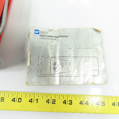 TIF Instruments 8800 Combustible Gas Detector W/ Case & Owners Manual