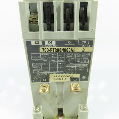 Allen-Bradley 700-RTR00N000A1 Solid State Timer Relay 110-120VAC .4-30 Sec Off