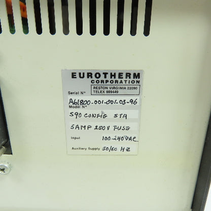 Eurotherm A61800-001-001-03-96 S90 CONFIG STA Configuration Station 100-240VAC