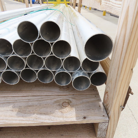 3" Thin Wall Aluminum Pneumatic Conveying Suction Transfer Tube Lot Of 660'+