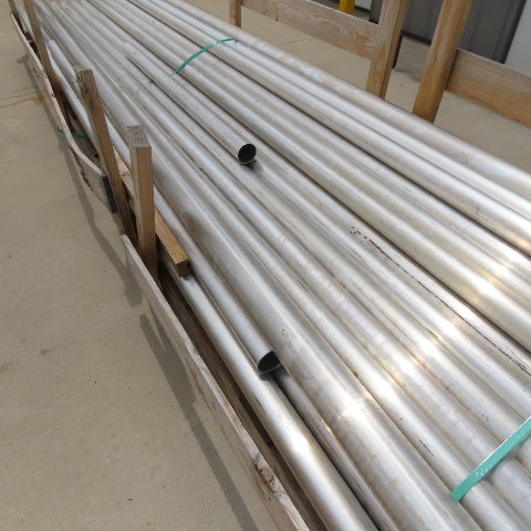 3" Thin Wall Aluminum Pneumatic Conveying Suction Transfer Tube Lot Of 660'+