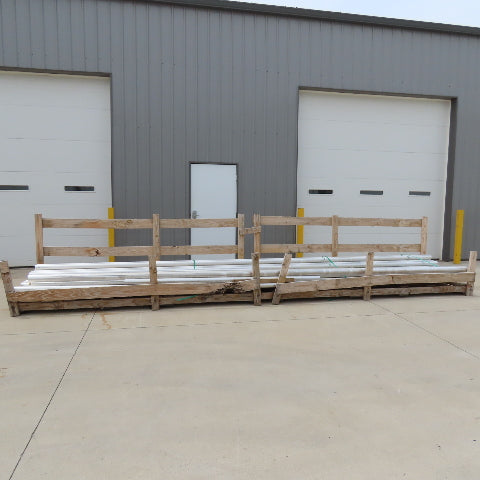 3" Thin Wall Aluminum Pneumatic Conveying Suction Transfer Tube Lot Of 660'+