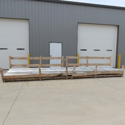 3" Thin Wall Aluminum Pneumatic Conveying Suction Transfer Tube Lot Of 660'+