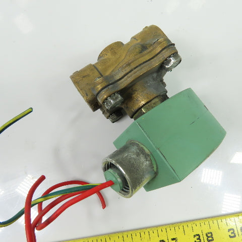 Asco 8210G074 Solenoid Valve 3/8" Pipe 50 PSI Fuel Gas 120V