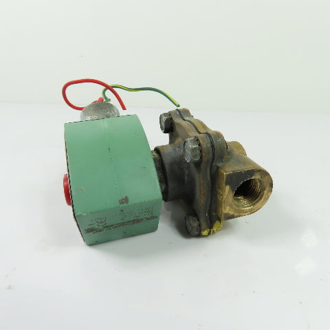 Asco 8210G074 Solenoid Valve 3/8" Pipe 50 PSI Fuel Gas 120V