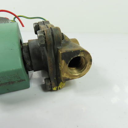 Asco 8210G074 Solenoid Valve 3/8" Pipe 50 PSI Fuel Gas 120V