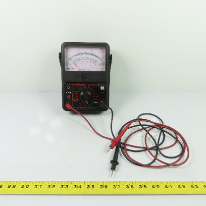 Amprobe Instrument AM-3E Taut Band Multimeter Volt-Ohm-Microammeter W/ Probes