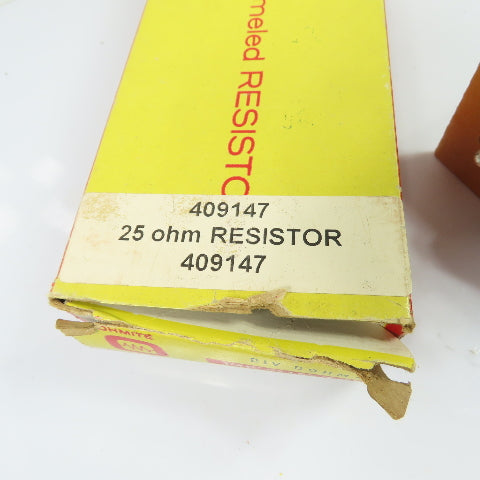 Ohmite 409147 1358 Vitreous Enameled Wirewound Resistor 225W 25 Ohm NEW