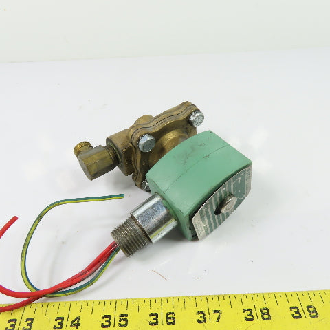 ASCO 8210G074 Solenoid Valve 3/8" Pipe 50 PSI Fuel Gas 120V