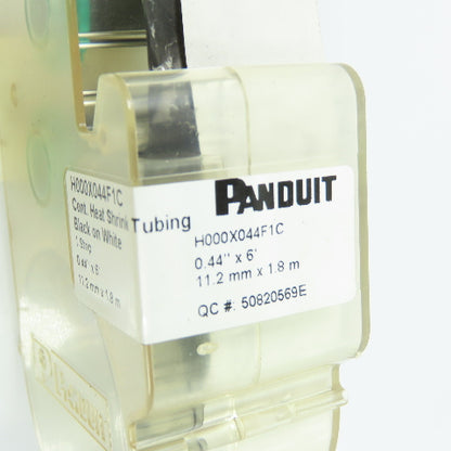 Panduit H000X044F1C P1 Label Cassette Continuous Heat Shrink Tubing 0.44" x 6'