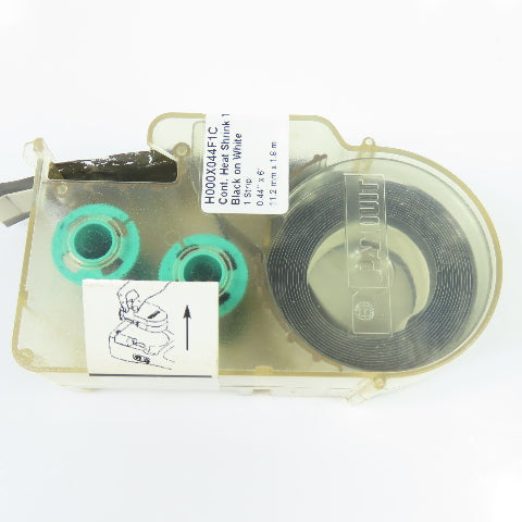 Panduit H000X044F1C P1 Label Cassette Continuous Heat Shrink Tubing 0.44" x 6'