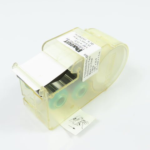 Panduit T100X000YKC-BK Label Cassette Continuous Label Maker Tape 1" x 25'