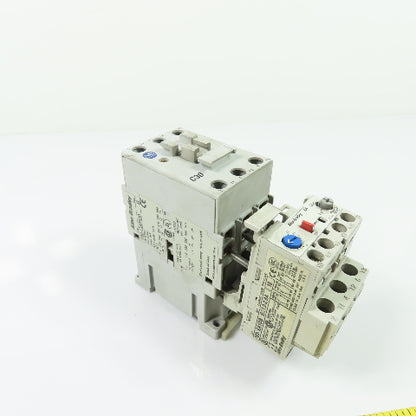 Allen-Bradley 100-C30*00 IEC Contactor 120V W/ 193-EA1DB Overload Relay 1.0-2.9A