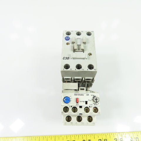 Allen-Bradley 100-C30*00 IEC Contactor 120V W/ 193-EA1DB Overload Relay 1.0-2.9A