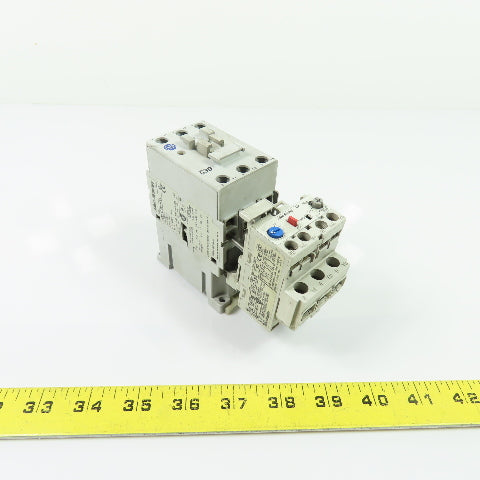Allen-Bradley 100-C30*00 IEC Contactor 120V W/ 193-EA1DB Overload Relay 1.0-2.9A