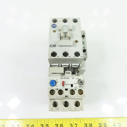 Allen-Bradley 100-C30*00 Contactor 120V Coil W/ 193-EA1HC 12-37A Overload Relay