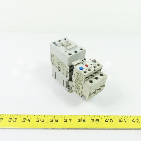 Allen-Bradley 100-C30*00 Contactor 120V Coil W/ 193-EA1HC 12-37A Overload Relay