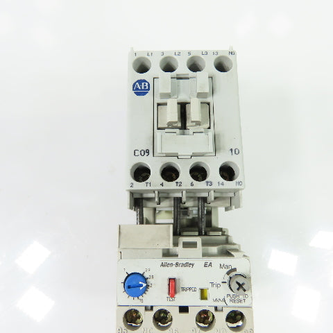 Allen-Bradley 100-C09*10 Contactor 120V Coil W/193-EA1DB Overload Relay 1.0-2.9A