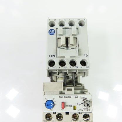 Allen-Bradley 100-C09*10 Contactor 120V Coil W/193-EA1DB Overload Relay 1.0-2.9A