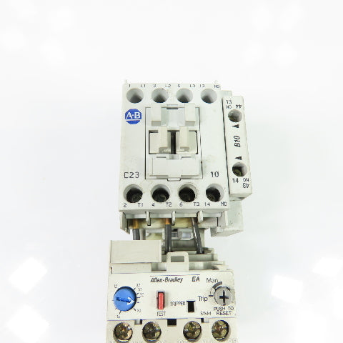 Allen-Bradley 100-C23*10 Contactor 120V Coil W/ 193-EA1HC 12-37A Overload Relay