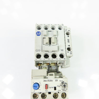 Allen-Bradley 100-C23*10 Contactor 120V Coil W/ 193-EA1HC 12-37A Overload Relay