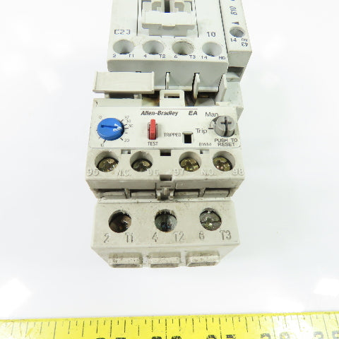 Allen-Bradley 100-C23*10 Contactor 120V Coil W/ 193-EA1HC 12-37A Overload Relay