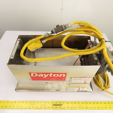 Dayton 3E132E Gas Infrared Radiant Panel Heater 30000 BTU Natural Gas 120V