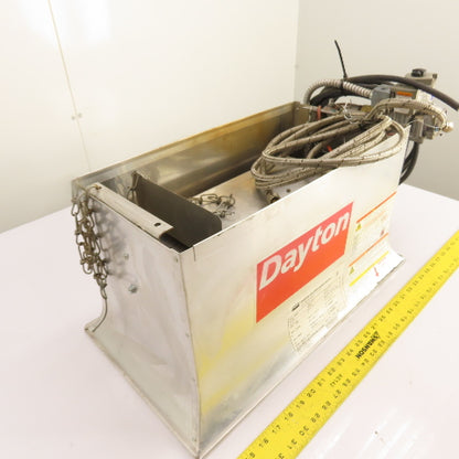 Dayton 3E132E Gas Infrared Radiant Panel Heater 30000 BTU Natural Gas 120V