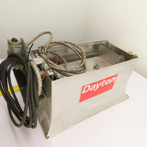 Dayton 3E132E Gas Infrared Radiant Panel Heater 30000 BTU Natural Gas 120V