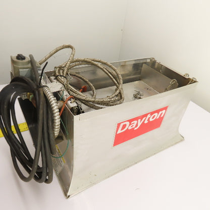 Dayton 3E132E Gas Infrared Radiant Panel Heater 30000 BTU Natural Gas 120V