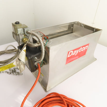 Dayton 3E132E Gas Infrared Radiant Panel Heater 30000 BTU Natural Gas 120V