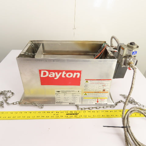 Dayton 3E132E Gas Infrared Radiant Panel Heater 30000 BTU Natural Gas 120V