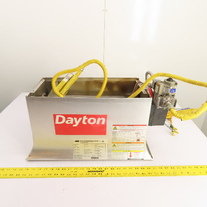 Dayton 3E132E Gas Infrared Radiant Panel Heater 30000 BTU Natural Gas 120V