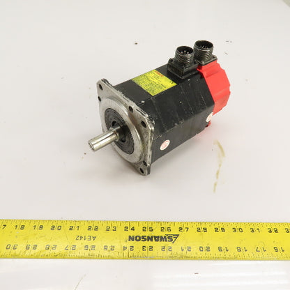 FANUC A06B-0123-B575 a3/3000 AC Servo Motor 0.9kW 127V 3000RPM 3Ph 8Nm