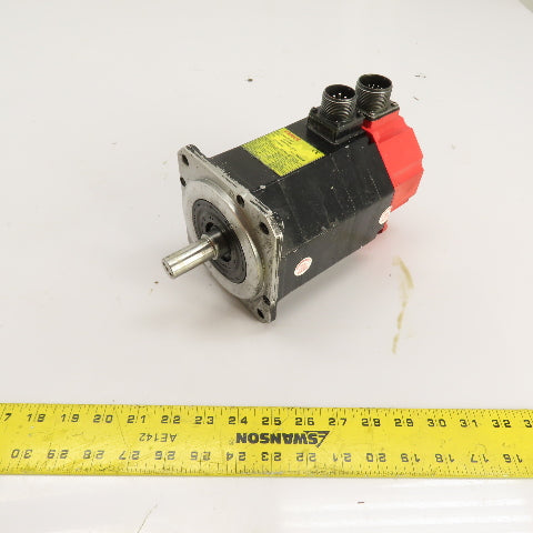 FANUC A06B-0123-B575 a3/3000 AC Servo Motor 0.9kW 127V 3000RPM 3Ph 8Nm