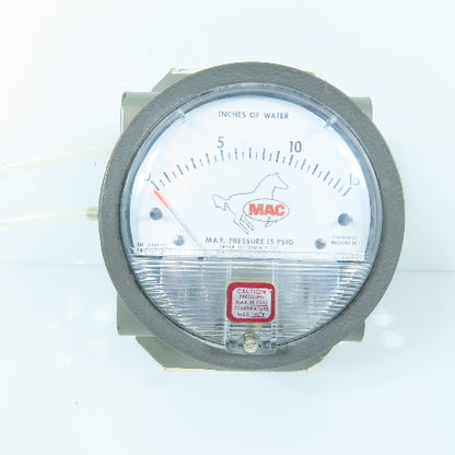 Dwyer Instruments Magnehelic Differential Pressure Gauge 0-15 Inches of Water