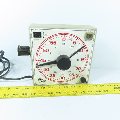 GraLab Model 171 Darkroom Laboratory Electromechanical Timer 60 Minute 120V