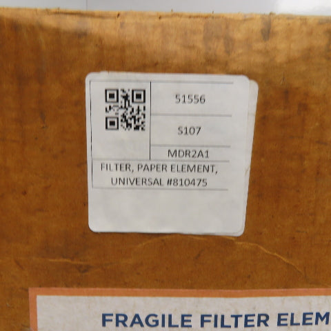 Universal Silencer 810475 Heavy Duty Cylindrical Intake Paper Filter Element