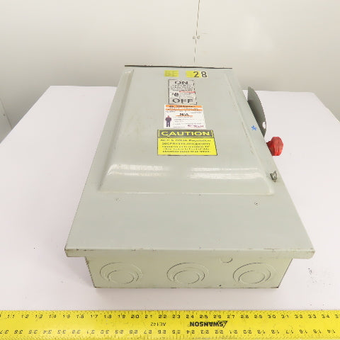 Siemens 200A Non-Fusible Safety Disconnect Switch 600VAC 600VDC